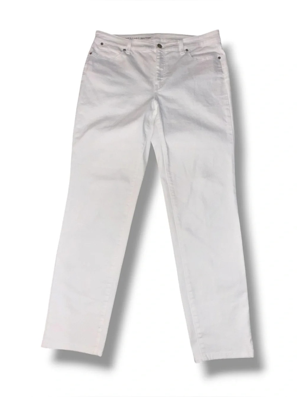 TALBOTS Flawless Slim Ankle Jeans - Women’s 12 White